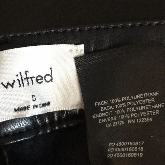 Wilfred Melina vegan leather pants 0 - Picture 13 of 16